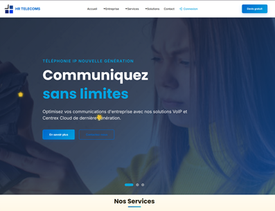 Site web HR Télécoms